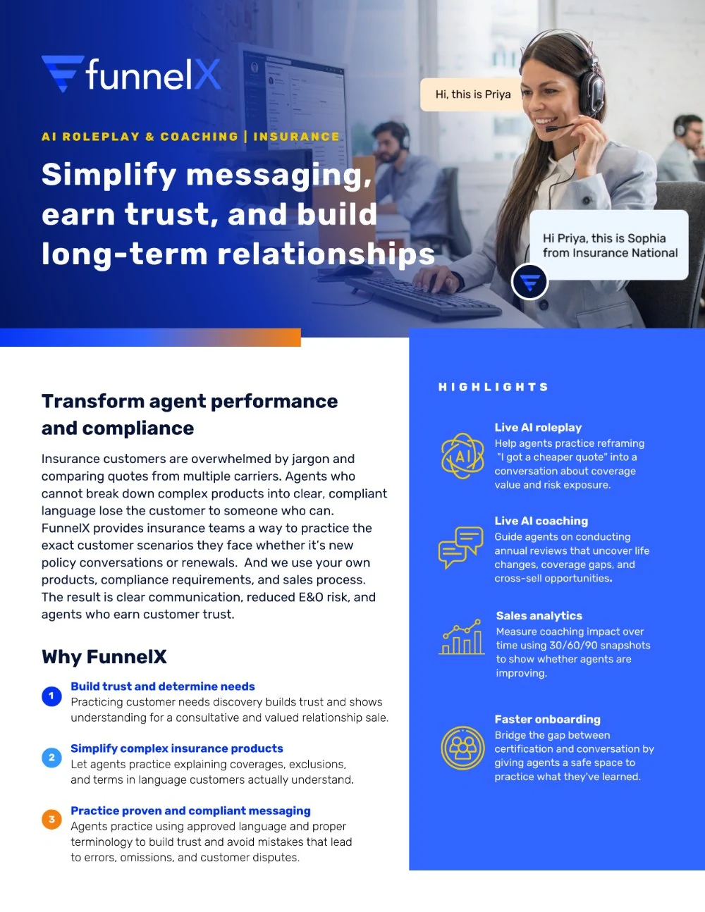 Insurance industry datasheet