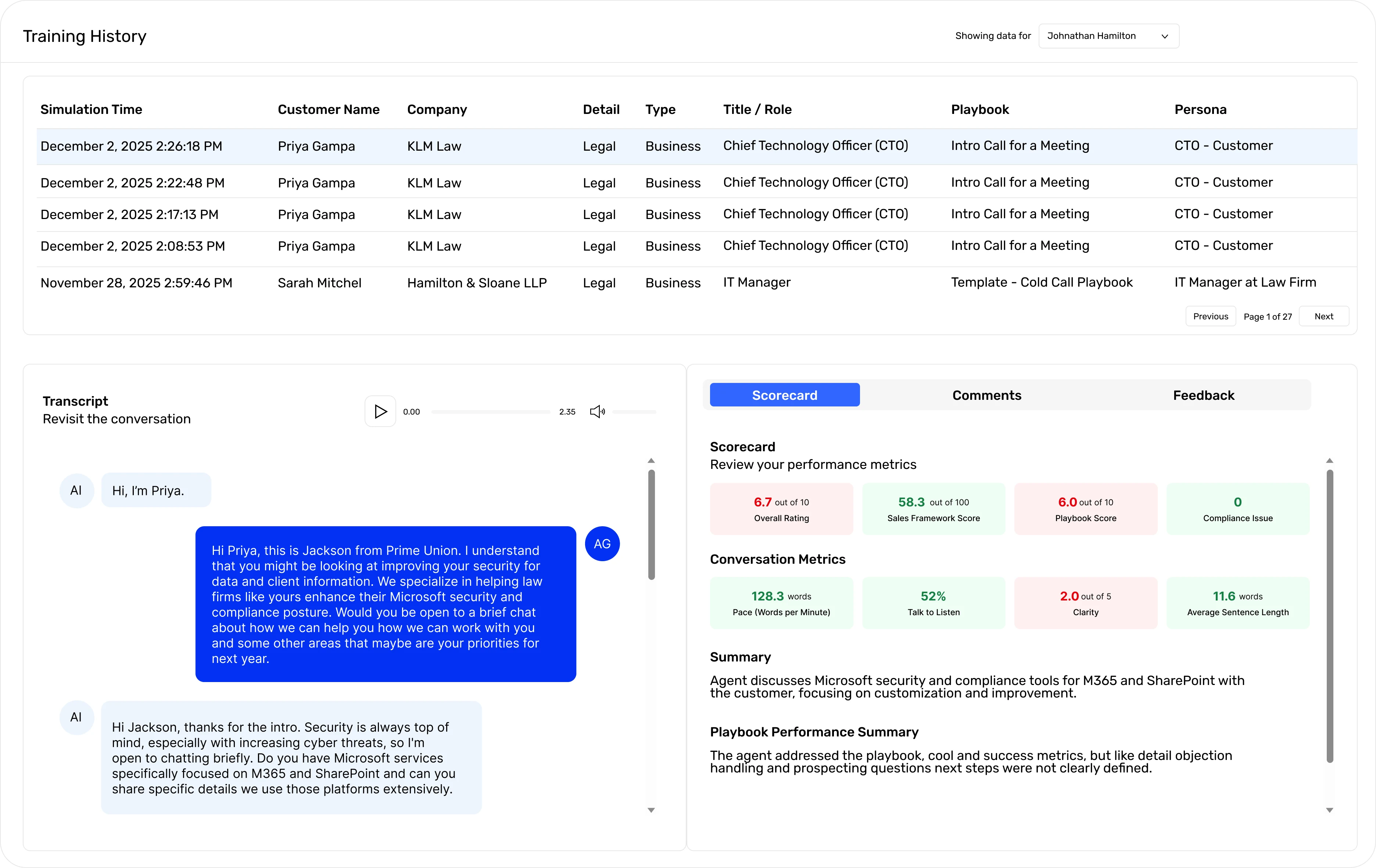 A playbook and framework set up in FunnelX
